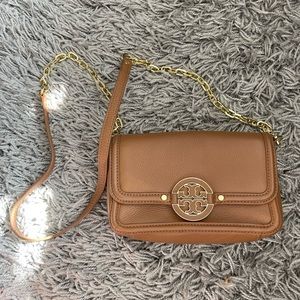 Tory Burch tan crossbody bag